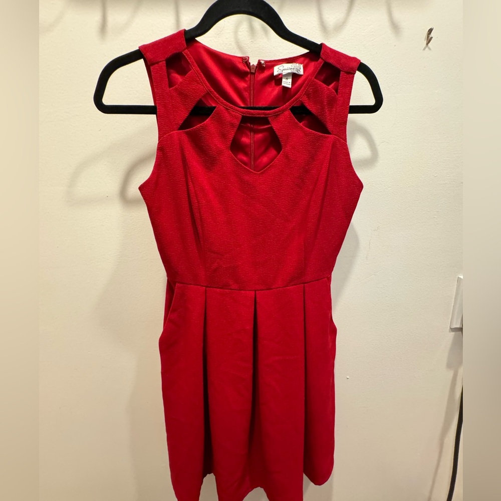 Red dress